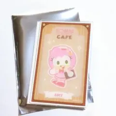 アクリルカード　エミー　ソニック・ザ・ヘッジホッグ　ソニックカフェ　新品　カード
