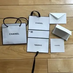 CHANEL ショッパー 紙袋 まとめ売り メッセージカード 封筒付き