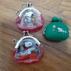 スヌーピー がま口財布 3個セット