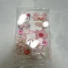 ヘアピン10個セット　ピンク