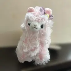 アルパカッソ ぬいぐるみ ボールチェーンマスコット コットンキャンディ アルパカ