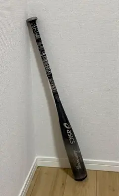 中古】少年軟式 木製バット 大谷翔平モデル 78cm 600g asics