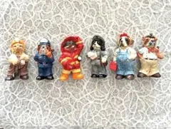 犬の置物　働く犬たち　仕事　インテリア　ミニチュア　カケあり