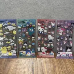 サンリオ　クリアキャンディシール4点セット