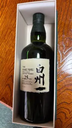 【超レア】【箱のみ】白州 シングルモルトウイスキー 25年 SUNTORY 白州 25年 700ml 箱付き サントリー ウイスキー 東京