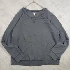 ケ*タ様 Old Navy 薄手スウェット トレーナー グレー L ミリタリー系のサムネイル