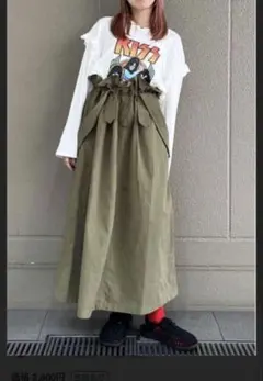 フリークスストア 2way ロングスカート　ミニタリー