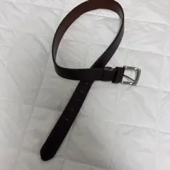 ブラウンレザー ベルト 調整可能