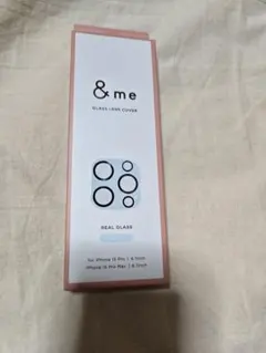 iPhone 15 Pro　ProMax &me レンズカバー ブルー　943