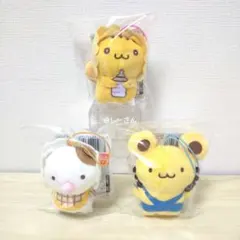ポムポムプリン　チームプリン よちよちマスコット　全3種コンプリートセット①