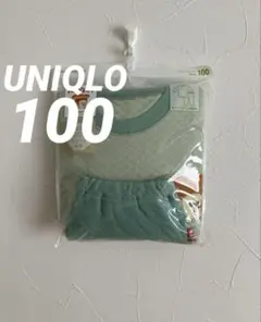 【新品未開封】ユニクロ パジャマ キルトパジャマ　パンどろぼう　100 長袖
