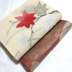 夏帯♥早い者勝ち♥お買い得2点セット♥リメイク素材用♥名古屋帯