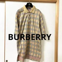 BURBERRY ノバチェックジャージーロングシャツ