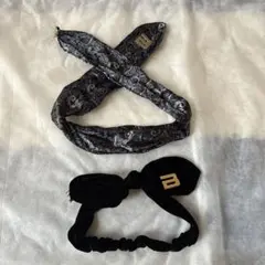 BIGBANG リボンヘアーバンド　ワイヤーカチューシャ