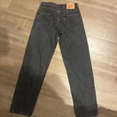 Levi's ブラックデニム W28 STAY LOOSE