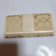 COACH 長財布 シグネチャー ベージュのサムネイル
