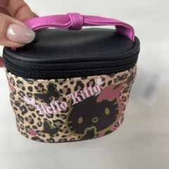 新品未使用　タグ付き　Hello Kitty ヒョウ柄ポーチ