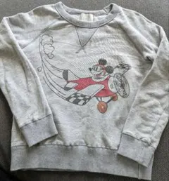 ミッキーマウス プリント トレーナー