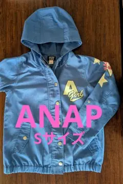 ★美品★ANAP GIRL♥ブルゾン Sサイズ ブルー