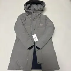 ダントン　ロングダウンジャケット36グレージュ