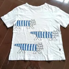 Lisa Larson 猫柄 半袖Tシャツ ユニクロリサラーソンマイキーSサイズのサムネイル