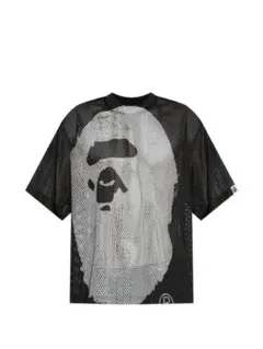bape メッシュT APE HEAD MESH ブラック 26ss - メルカリ