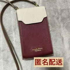 【美品】Samantha Thavasa ウェーブフラップスマホショルダー
