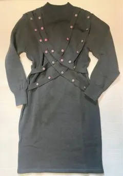 フェアリーグランジ★ダークグリーンワンピース【美品】