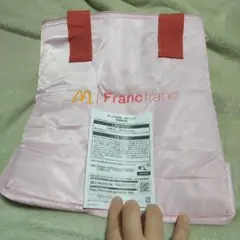 Francfranc ビッグ保冷バッグ ピンク約３０cm