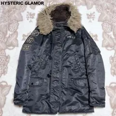 【美品】ヒステリックグラマー N-3B フライトジャケット プリマロフト F HYSTERIC GLAMOUR フライトジャケット PRIMALOFT プリマロフト