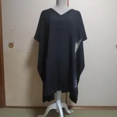 正絹 京加賀友禅 作家 百貫達雄 黒留袖 着物リメイク チュニック セミオーダーのサムネイル