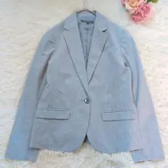 A day in the life テーラードジャケット 長袖 薄手 グレー38