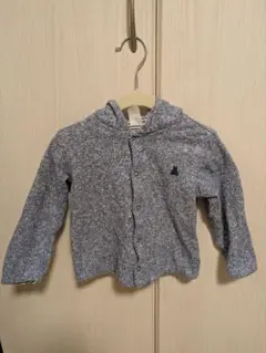 GAP くま耳前開きパーカー 18-24ヶ月　90cm