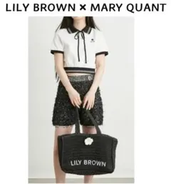 2026年最新】LILy brown×mary quant】ロゴ刺繍カゴバッグの人気