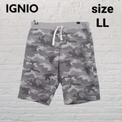 IGNIO カモフラ柄 ショートパンツ Oサイズ ポケット付き