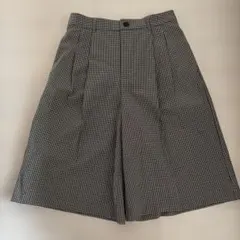 GU チェック柄 キュロット Mサイズのサムネイル