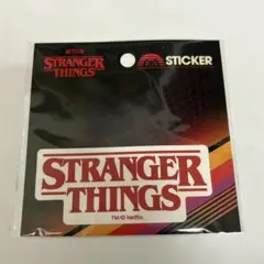 STRANGER THINGS ロゴステッカー Netflix 公式グッズ 新品のサムネイル