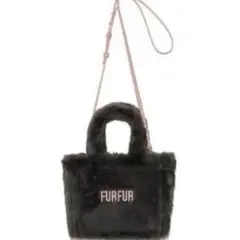 FURFUR エコファートートバッグ チャコールグレー