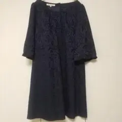 green label relaxing ネイビー ワンピース 38