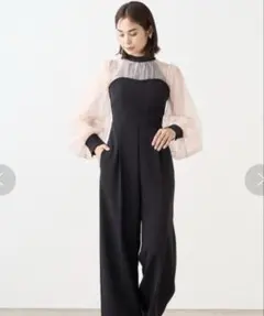 SNIDEL シアーTOPSベアオールインワン