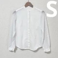 BEAUTY&YOUTH UNITED ARROWS レーススリーブブラウス