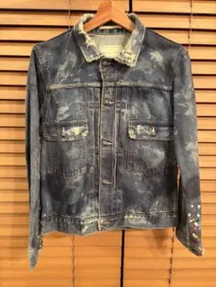 SEVESKIG ペイント加工 デニムジャケットのサムネイル