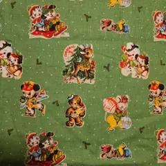 レトロクリスマス柄☆USAコットン