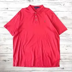 ラルフローレン ポロシャツ レッド XXL 2097