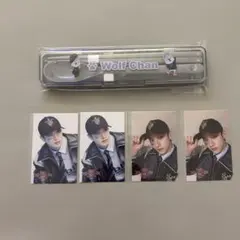 straykids スキズ　バンチャン　ウルフ　カトラリー　ステッカー　くじ