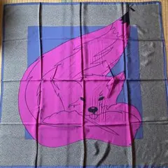 お値下げ中/KRIZIA ピンクフォックス スカーフ