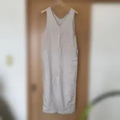 麻 ロングワンピース