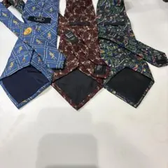 dunhill ダンヒル ネクタイ 3本セット まとめ売り 総柄のサムネイル