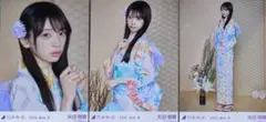 乃木坂46　生写真　3種コンプ　矢田萌華　浴衣2025
