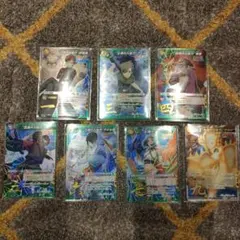 ミラバトNARUTO　人柱力7枚セット ミラバト NARUTO ナルト 人柱力セット ミラクルバトルカードダス